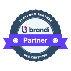 JARS is a Certified Brandi AI Agency Partner badge for Generative Engine Optimization (GEO) and AI visibility strategy across ChatGPT, Gemini, Claude, and Perplexity.